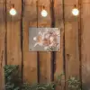 Lelies - Meeldraden - Roze - Wazig tuinposter los doek klein -sfeer1