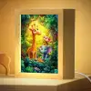 Dieren - Jungle - Giraf - Olifant - Aapje Light Box met kabel klein -zzzz_3d_website