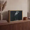 Raaf - Vogels - Zwart Light Box met batterij (Wandlamp) middel -sfeer2