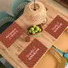 Tequila texted you - Glas - Vierkanten - Oranje Placemat vinyl groot -zzsfeer5_Kitchenyeah-website