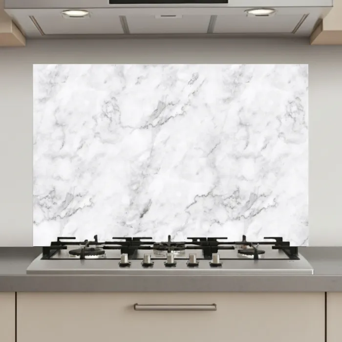 Klassiek - Marmer - Aders - Grijs keuken achterwand spatscherm klein 900 -3d_website