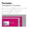 Toedeloe - Groen - Roze Muismat XXL klein -sfeer5