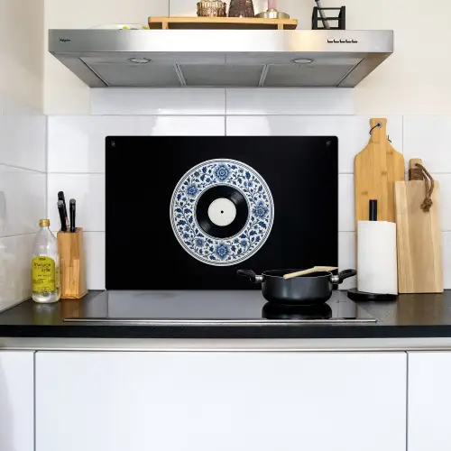 Vinyl - LP - Delfts Blauw - Muziek Inductie beschemer met haakjes klein -sfeer2