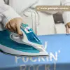 Blauw - Wit - You fuckin rock Wandkleed katoen klein -tsfeer9_DE