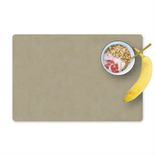 Taupekleur - Gewolkt textuur - Natuurlijk Placemat vinyl groot 368 -zzzproduct_Kitchenyeah-website