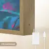Portret - Sigaret - Kleurrijk - Bril Light Box met batterij (Wandlamp) middel -USP_websiteoplaadbaarNL