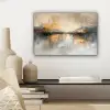 Abstract - Modern - Beige - Aesthetic - Goud canvas 2cm klein -sfeer6