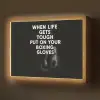 Tekst - Bokshandschoenen - Wit Light Box met batterij (Wandlamp) middel -z3d_website
