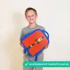 Raket - Planeten - Rood Kinderrugzak - Blauw middel -sfeer1_NL