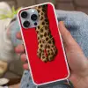 Poot - Luipaard - Ketting - Edelstenen Hoesje iPhone 16 Pro Max met koord klein -sfeer3
