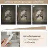 Modern - Vrouw - Hoed Light Box met kabel (Tafellamp) klein -USP_dimbaarNL