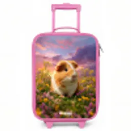 Cavia - Natuur - Dier Kinderkoffer - Roze klein -3d