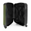 Lederen look apple groen NBS - Handbagage koffer - Kinderen Unisex middel -binnenkant