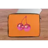 Discoballen - Kers - Spiegels - Roze laptophoes neopreen klein -tafel