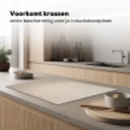 Japandi - Beige - Modern Inductie beschermer vinyl 3mm klein -sfeer1