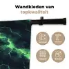Groen - Bliksem - Storm Wandkleed katoen klein 269 -sfeer2