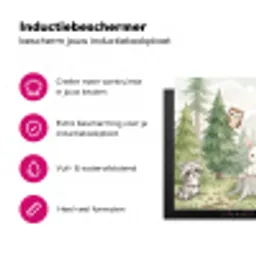 Bos - Dieren - Groen Inductie beschermer vinyl 3mm klein -wsfeer2_website