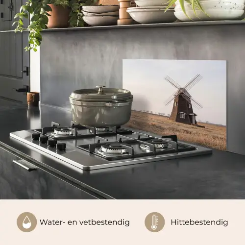 Windmolens - Landschap - Veld keuken achterwand spatscherm klein -usp_NL