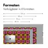 Modern - Patroon - Roze Muismat XXL klein 681 -sfeer5