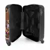 Zoete Snoepwereld NBS - Handbagage koffer - Kinderen Unisex middel -binnenkant