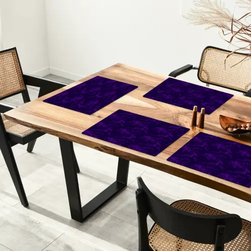 Patroon - Paars - Bloesem Placemat vinyl groot 368 -zzsfeer4_Kitchenyeah-website