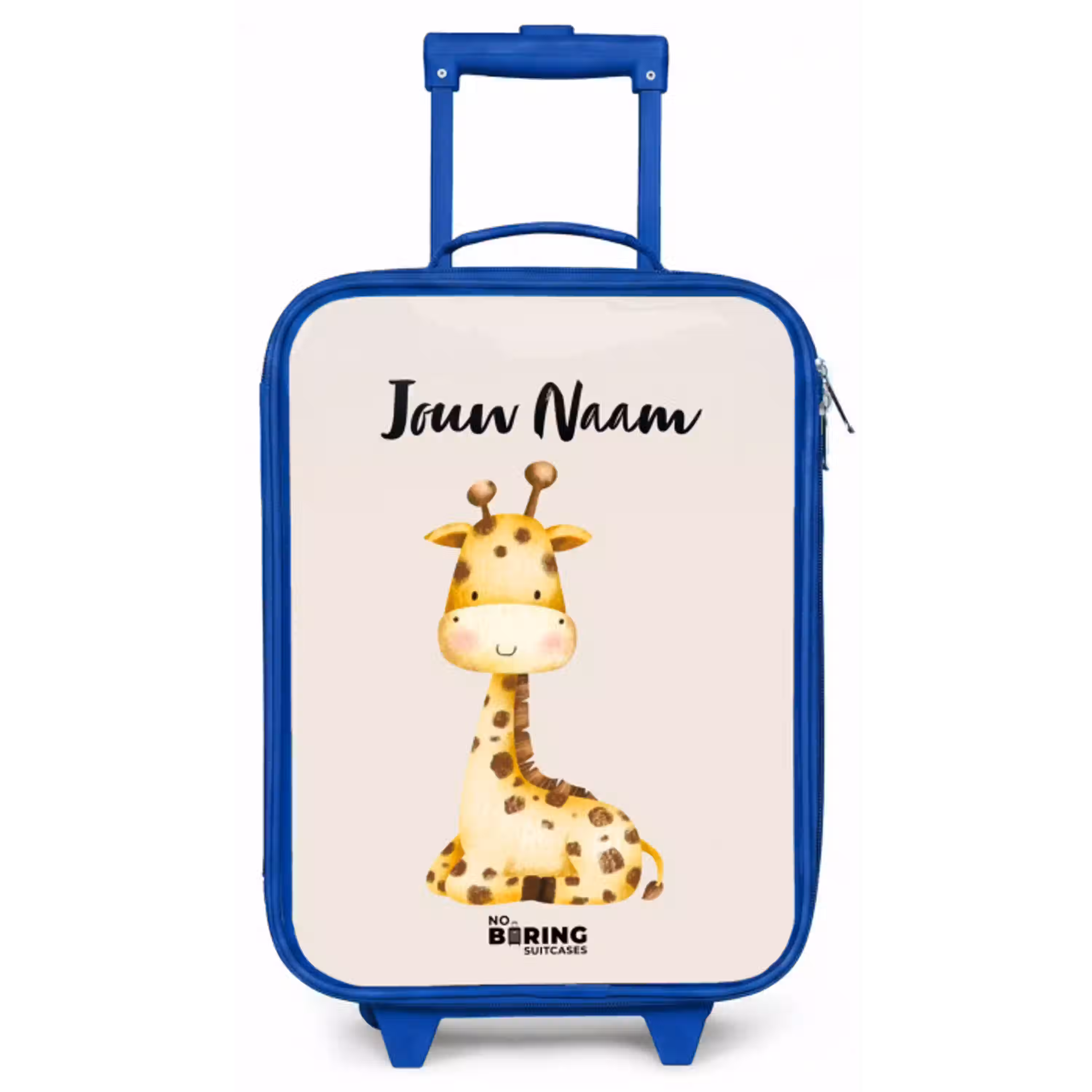 Gigi Giraffe Kinderkoffer - Blauw klein -zz3dotto