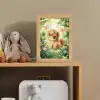 Pony - Bruin - Cartoon - Vlinders Light Box met kabel klein -sfeer2_kind