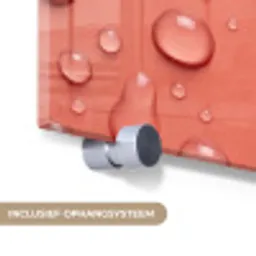 Water - Druppels - Roze plexiglas 5mm klein -zzsysteem_NL