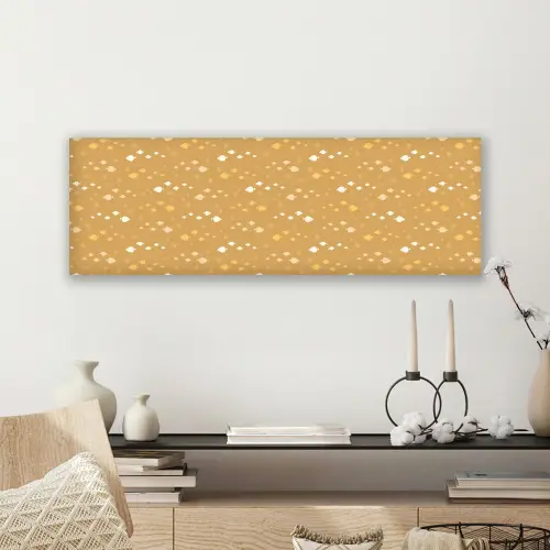 Zee - Dieren - Geel - Vissen canvas 2cm klein 828 -sfeer6