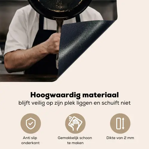 Koks - Koekenpannen - Keuken Inductie beschemer met haakjes klein -ky-onderkant-nl