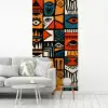 Abstract - Gezichten - Mozaïek fotobehang vinyl groot -woonkamer