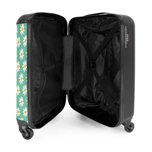 22 NBS - Handbagage koffer - Unisex middel -binnenkant