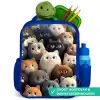 Kattenkabaal Kinderrugzak - Blauw middel -inhoud_NL