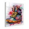 Schoenen - Graffiti - Wit - Kleuren plexiglas 5mm klein -z3d