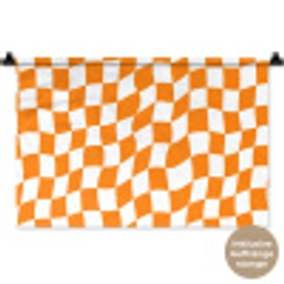 Golvend - Patroon - Oranje Wandkleed katoen klein 269 -t3d_DE