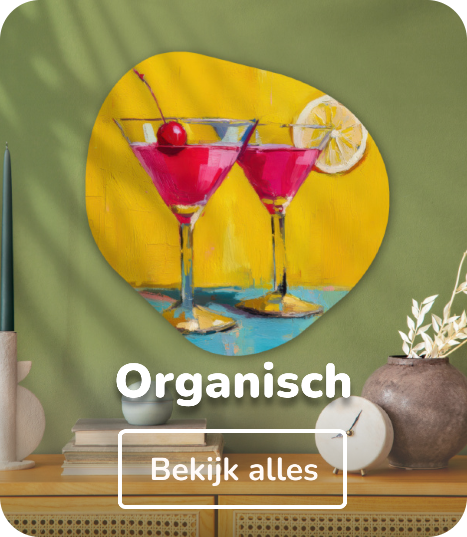 Aluminium schilderijen organisch