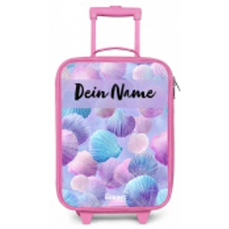 Schelpen - Paars - Blauw - Patroon Kinderkoffer - Roze klein -zz3dotto