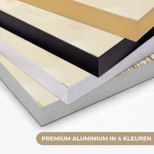 Luipaard - Symmetrisch - Strepen Textielframe zwart klein -USP_kleurenNL