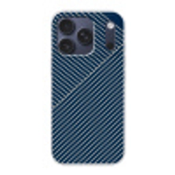 Lijnen - Abstract - Blauw - Wit - Minimalistisch Telefoonhoesje iPhone 17 Pro klein -3d