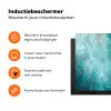 Bootje - Water - Blauw Inductie beschermer vinyl 3mm klein -zzzzzzz-td-ups