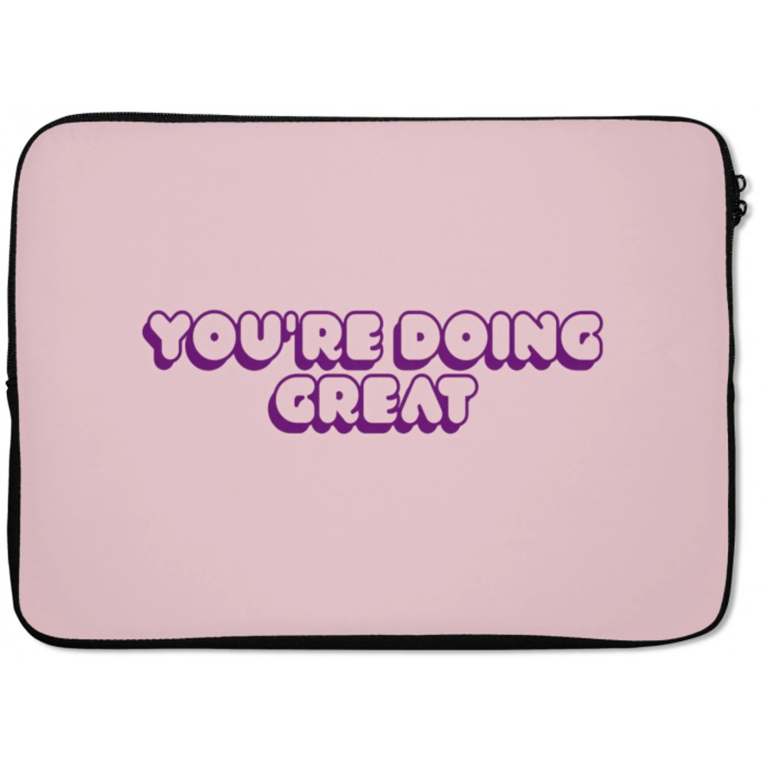 You're doing great - roze - 3D laptophoes neopreen klein -zkaufland3dotto