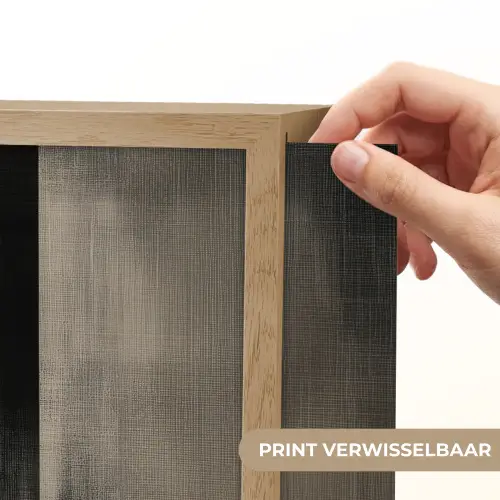 Vormen - Modern - Zwart Light Box met batterij (Wandlamp) middel -USP_websiteprintNL