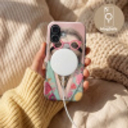 Luiaard - Bloemenprint - Bril - Roze Toughcase MagSafe Apple iPhone 17 klein -USP_MagsafeV