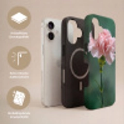 Anjer - Roze - Bloemblaadjes Toughcase MagSafe Apple iPhone 17 klein -USP_Lagen_DE