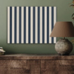 Verticale strepen - Blauw - Crème PET vilt klein 837 -sfeer2