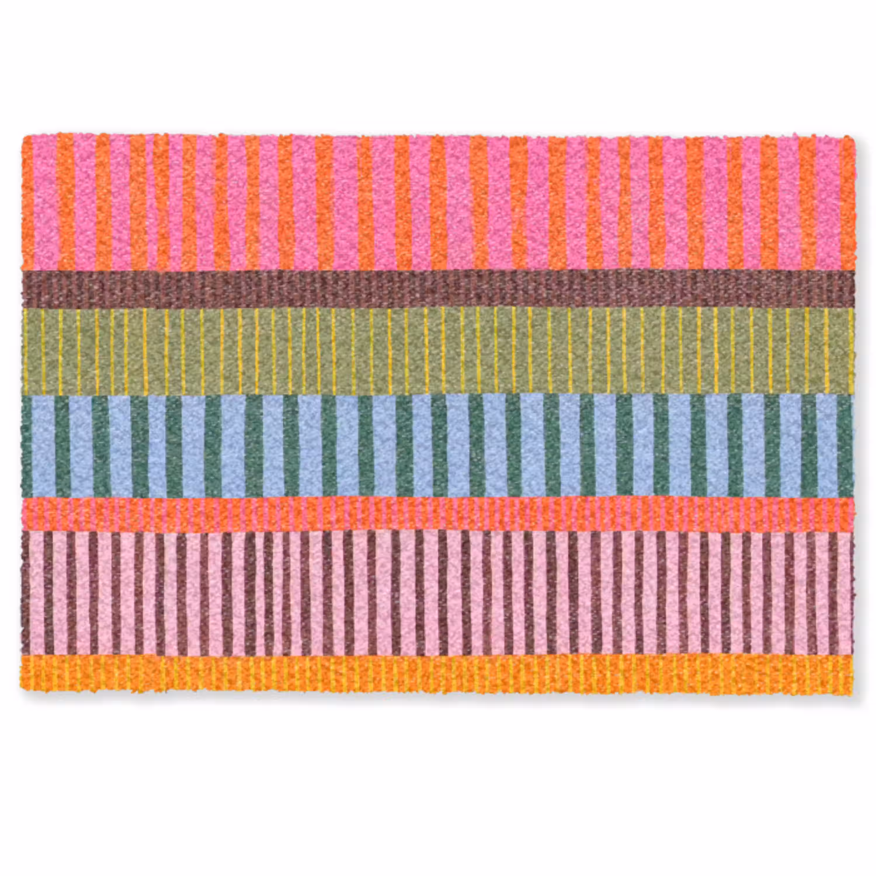 Abstract - Strepen - Modern - Kleurrijk - Kunst Deurmat klein -zkaufland3d