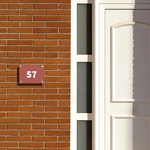 Terracotta - Traditioneel Naambord Rechthoek middel -sfeer3-rechthoek-S