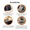 Orchidee - Bloemen - Roze - Flora Inductie beschermer vinyl 3mm klein -zzzzzzz-td-werking