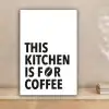 Quotes  - Koffie - Bonen - Modern canvas 2cm klein -sfeer1