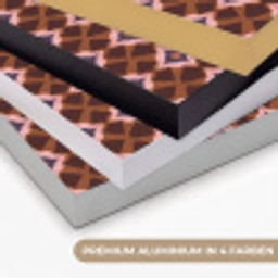 Geometrisch - Sierlijk - Bruin Textielframe zwart klein 947 -USP_kleurenDE
